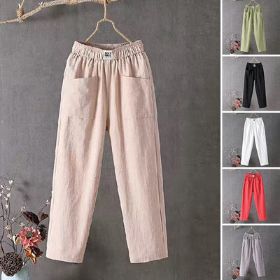 Pantalón Akani Refrescante de Algodón y Lino