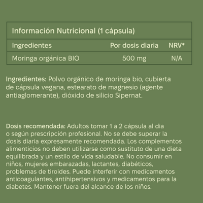 Moringa Pura | 90 Cápsulas