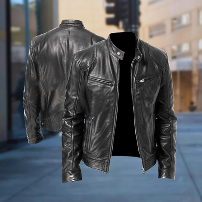 Vértice | Chaqueta de cuero premium