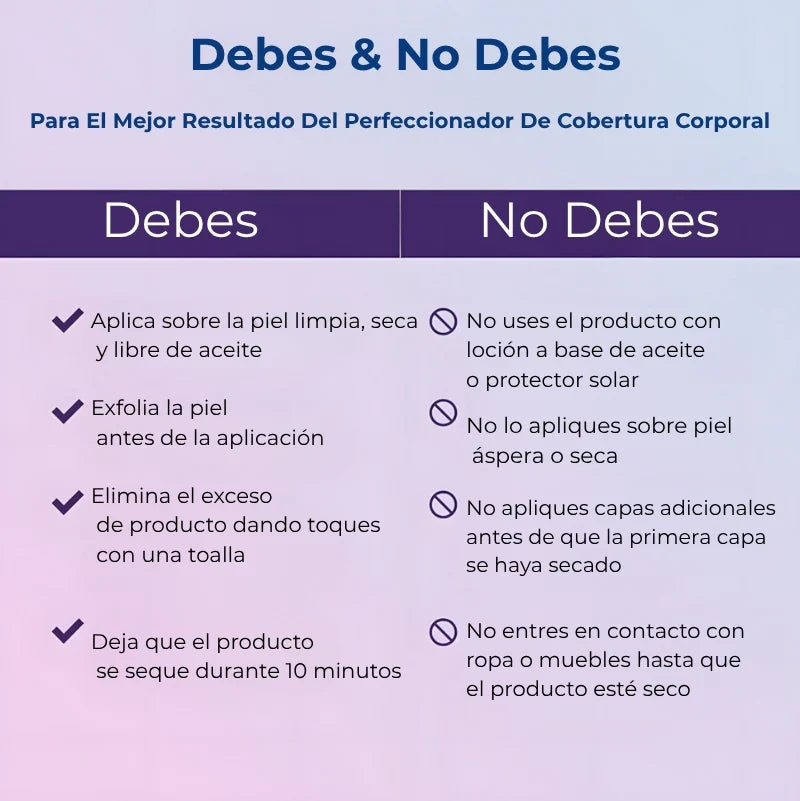 Perfeccionador de Cobertura Corporal Impecable