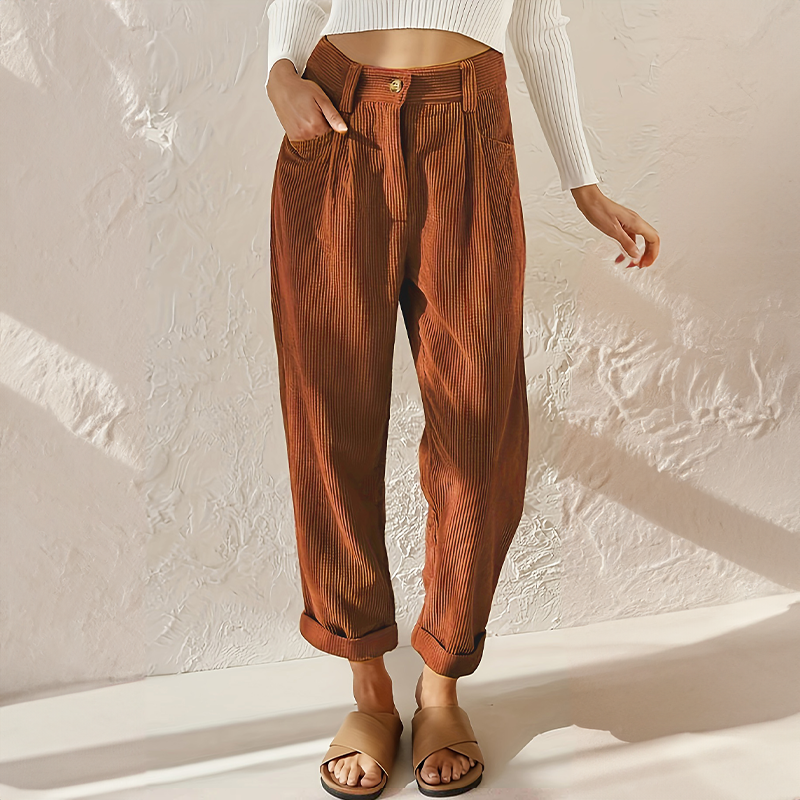 Pantalón Casual de Pana