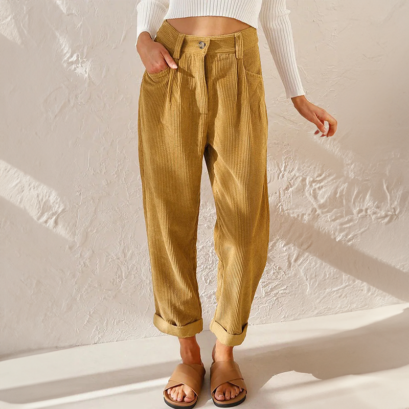 Pantalón Casual de Pana