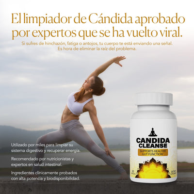 Candida Cleanse® – Cápsulas para aliviar hinchazón, antojos y fatiga