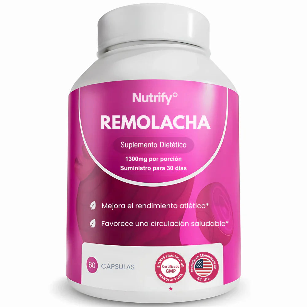 Cápsulas de Raíz de Remolacha Orgánica Rosabella