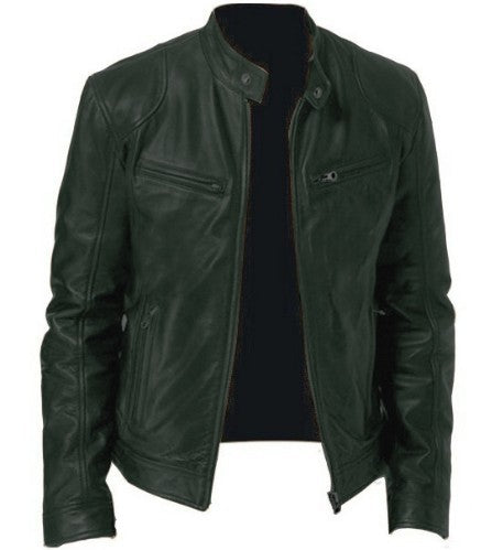 Vértice | Chaqueta de cuero premium