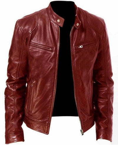 Vértice | Chaqueta de cuero premium