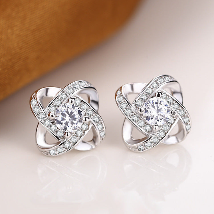 Pendientes Románticos en Plata – Estilo Campestre, Perfectos para Regalar