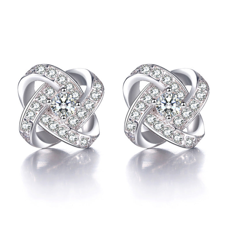 Pendientes Románticos en Plata – Estilo Campestre, Perfectos para Regalar