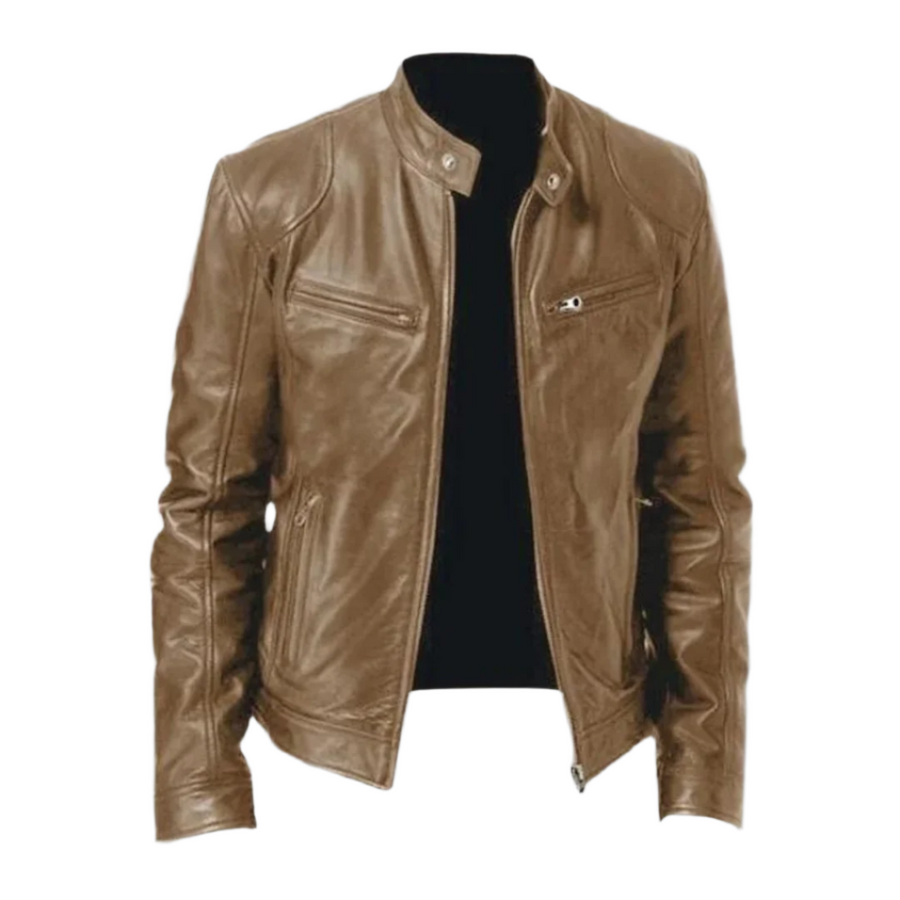 Vértice | Chaqueta de cuero premium