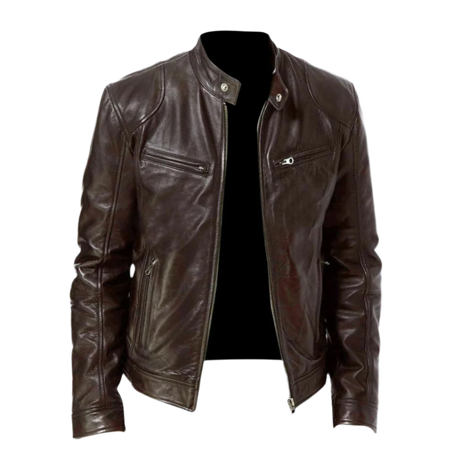 Vértice | Chaqueta de cuero premium
