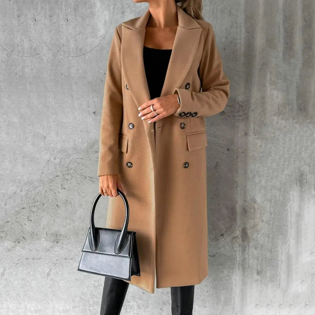 Emma™ | Trench de lana chic