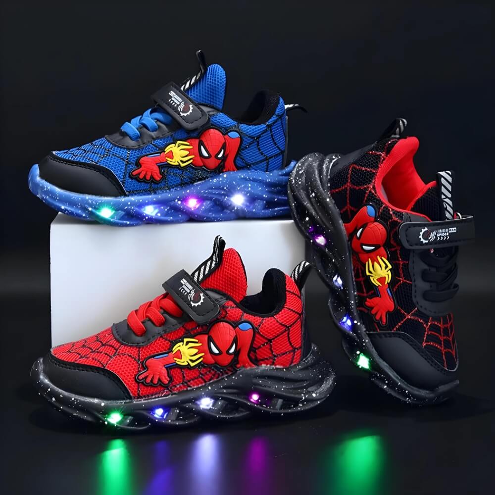 SpiderKicks™ | Zapatillas LED iluminadas para niños