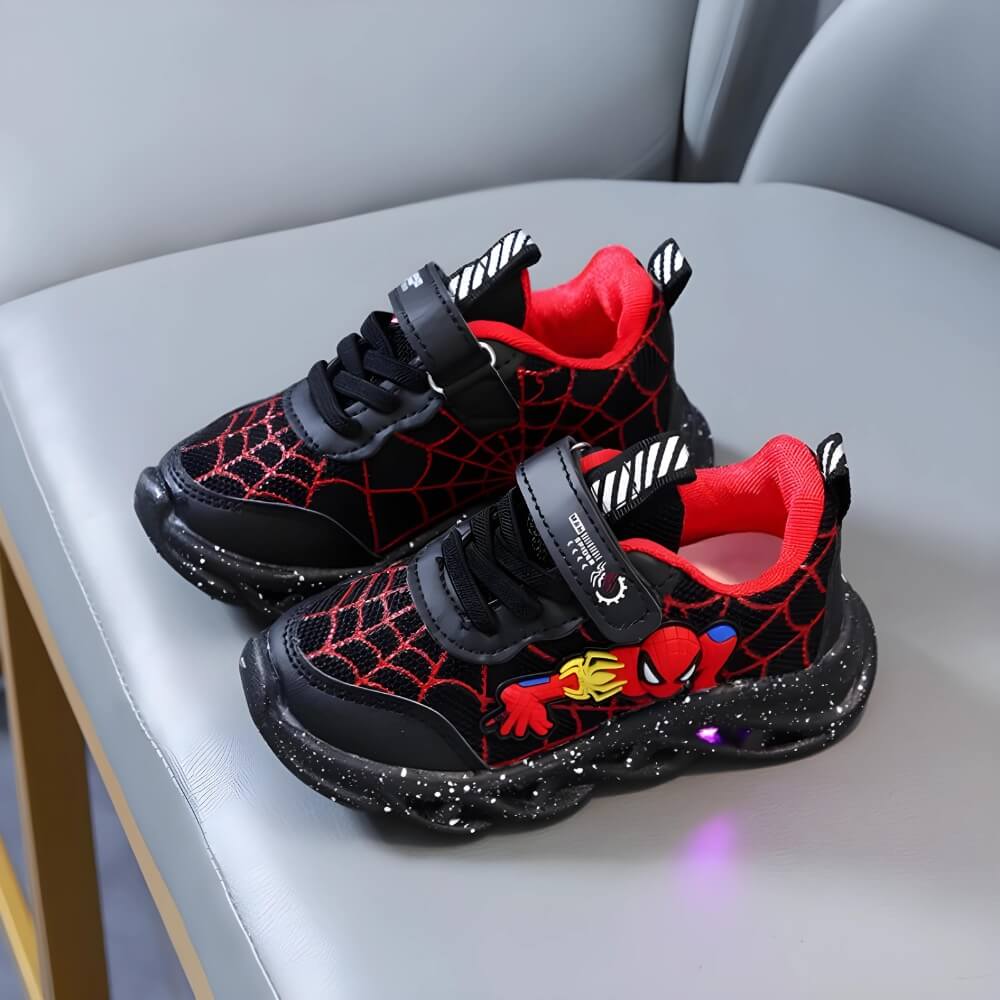 SpiderKicks™ | Zapatillas LED iluminadas para niños