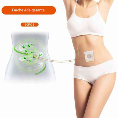 Paquete X30 Parches Quemadores de Grasa Corporal Slim Patch